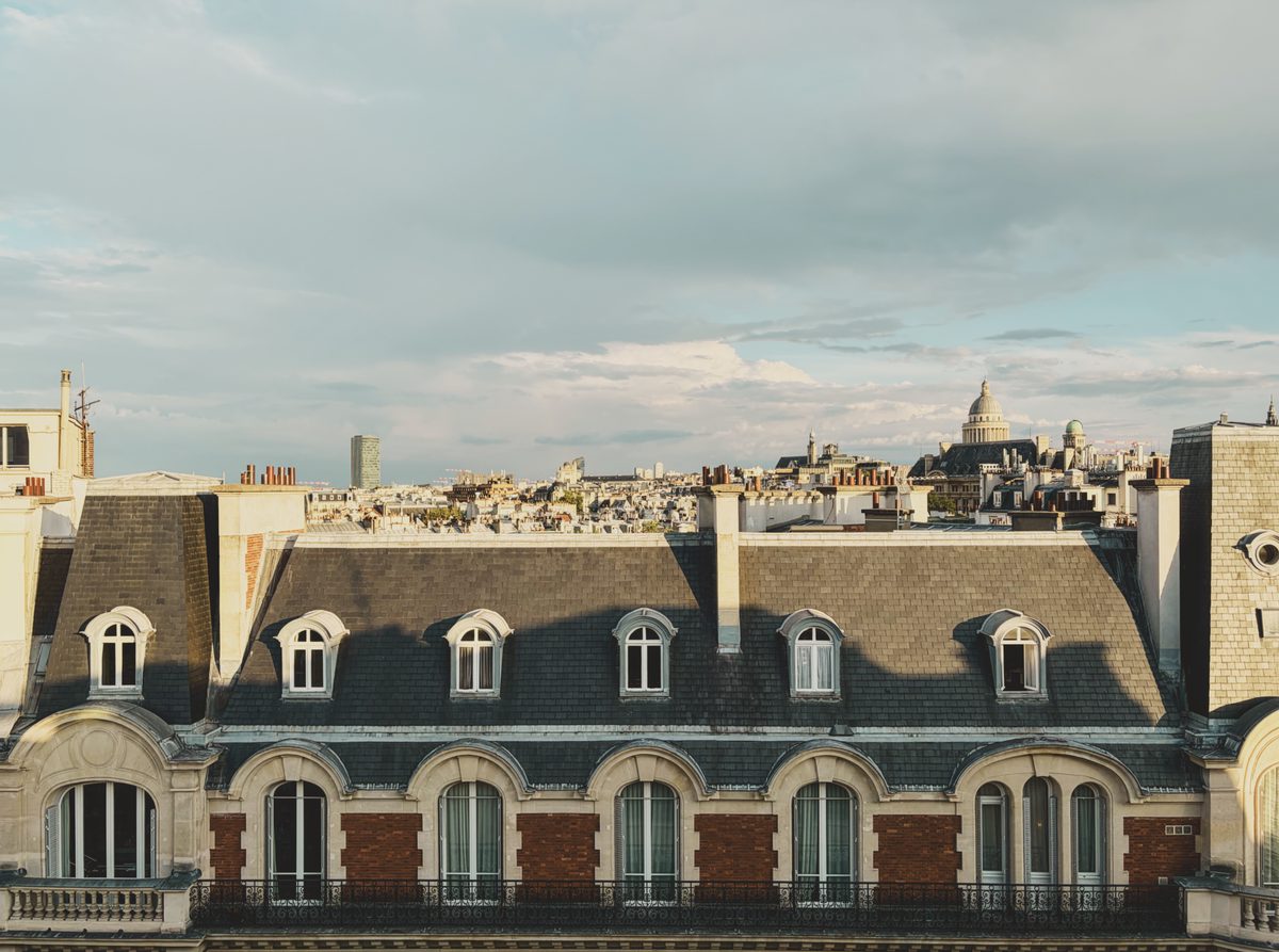 On the roofs of Paris. Image Anthony Nelzin-Santos.