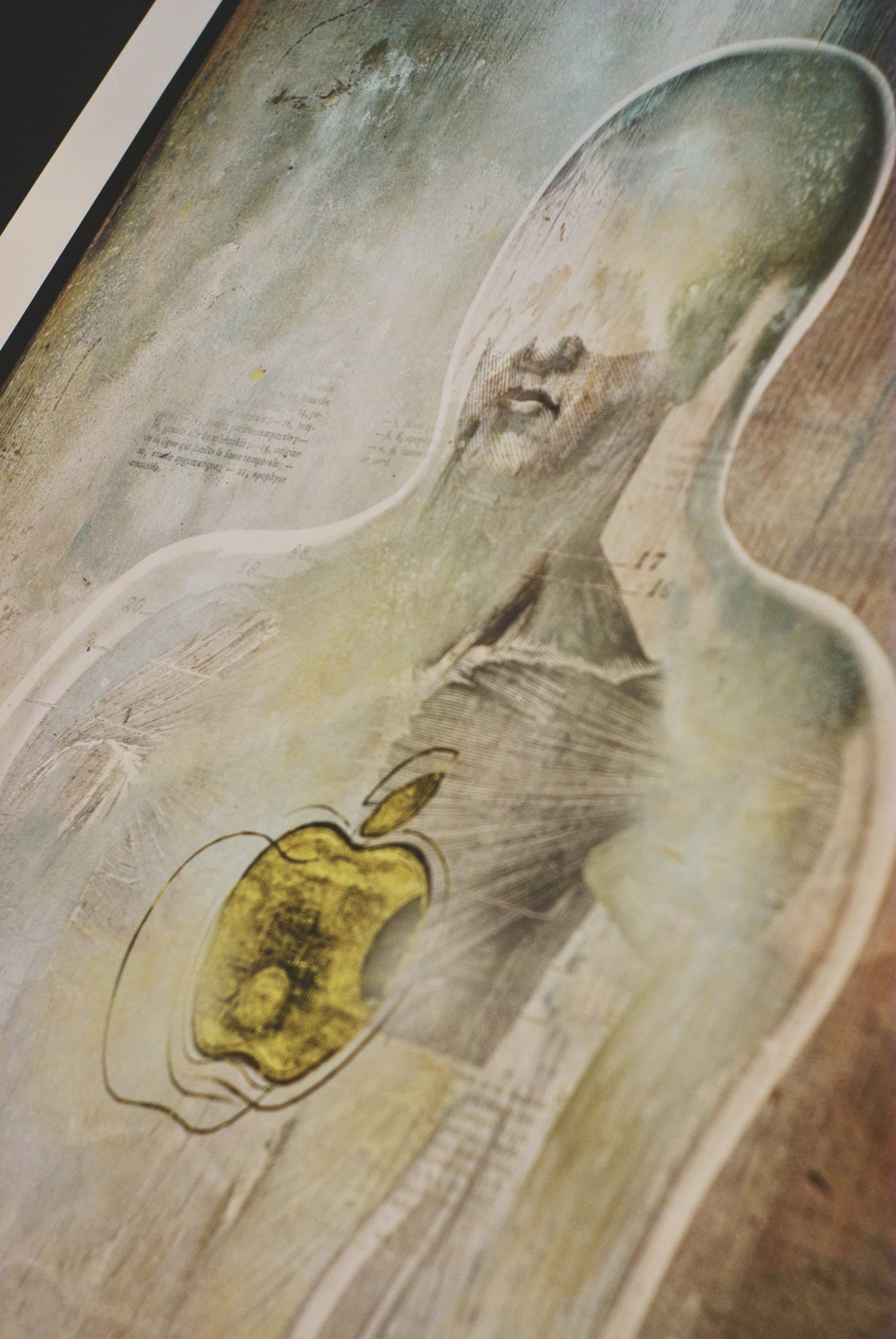 A drawing of an Apple-hearted person. Image Anthony Nelzin-Santos.