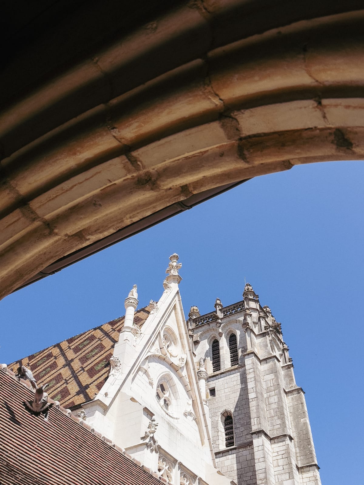 Un détail du monastère royal de Brou.