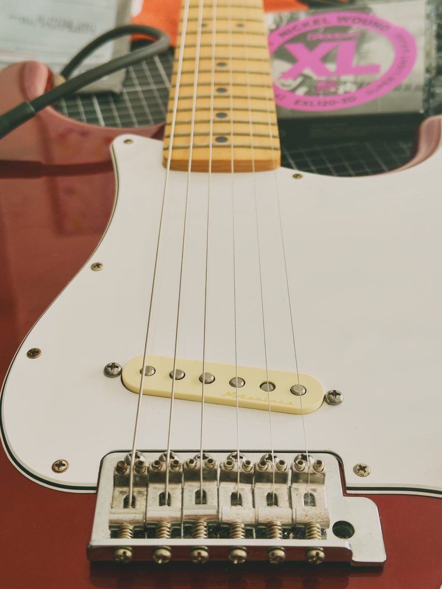 The single pickup of my Fender Stratocaster.